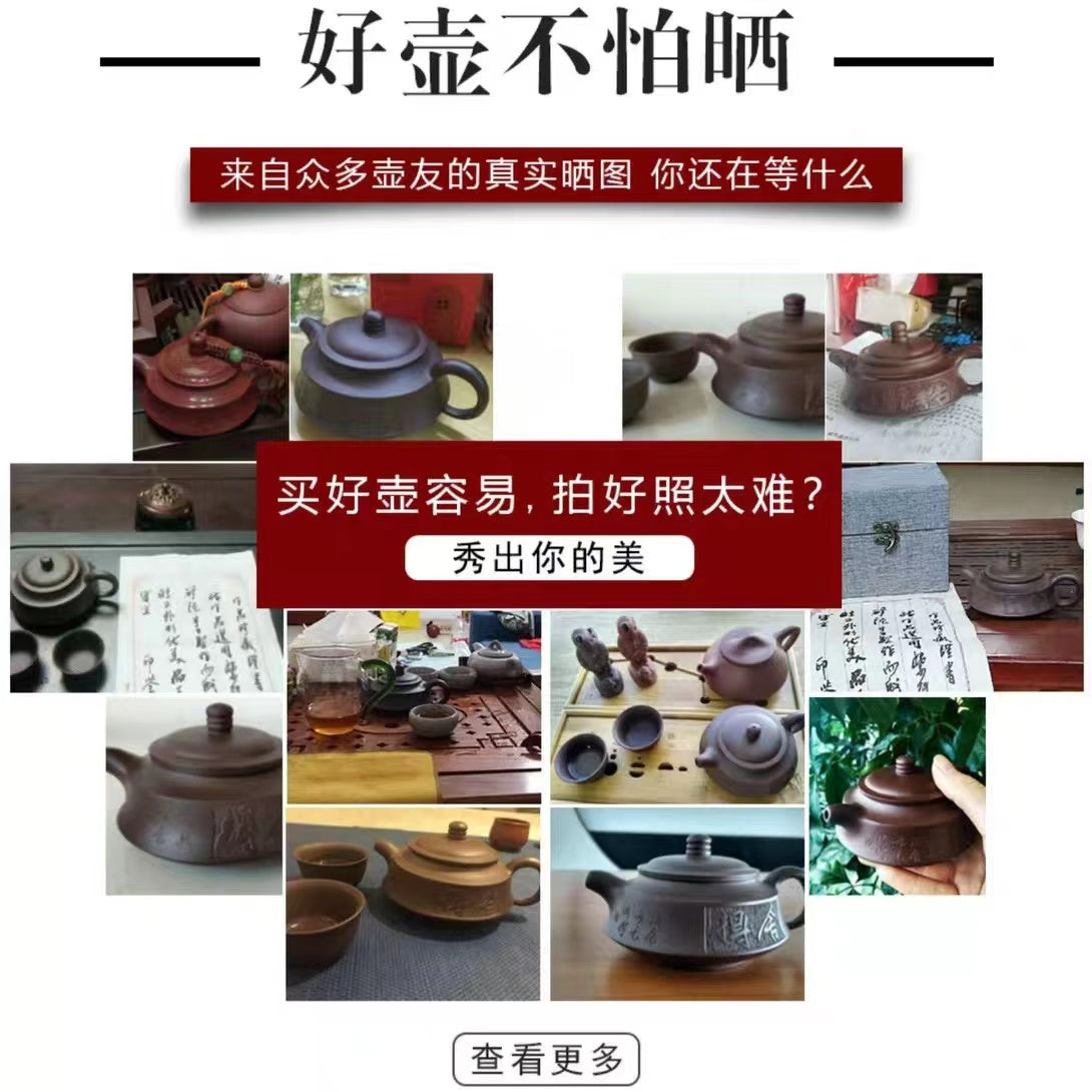 正宗宜兴名家紫砂壶纯全手工原矿紫泥舍得周盘功夫茶家用茶壶茶具